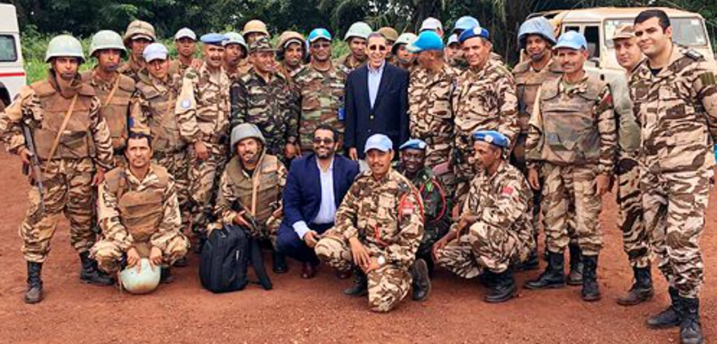 السيد هلال يلتقي بالتجريدة المغربية في بانغي.. شهادة حية على التزام المملكة من أجل السلام بجمهورية إفريقيا الوسطى