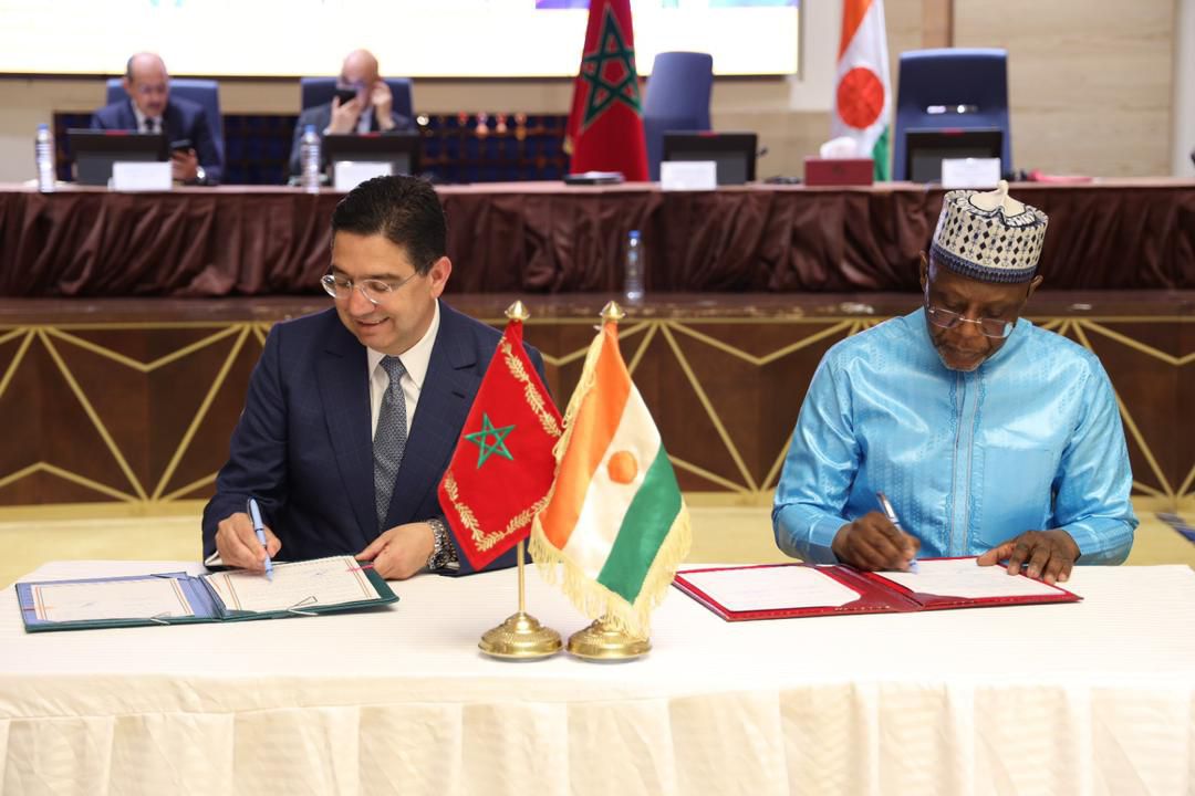 المغرب والنيجر يجددان إرادتهما المشتركة لجعل علاقات الشراكة بينهما نموذجا استثنائيا للتعاون الإفريقي المغرب والنيجر يجددان إرادتهما المشتركة لجعل علاقات الشراكة بينهما نموذجا استثنائيا للتعاون الإفريقي
