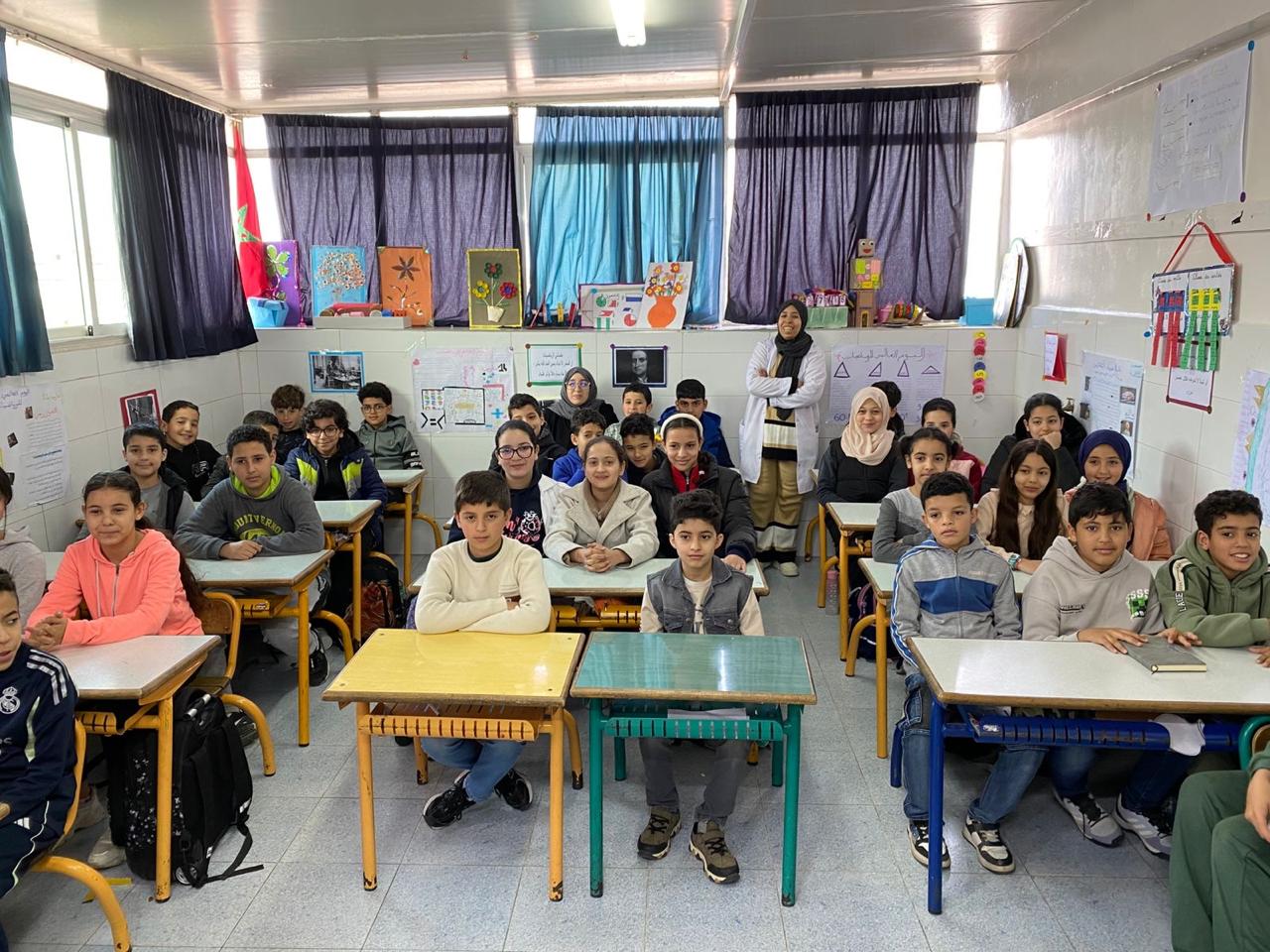 لقاء مميز مع تلاميذ السنة الخامسة والسادسة ابتدائي بمؤسسة إشراق الأخوين