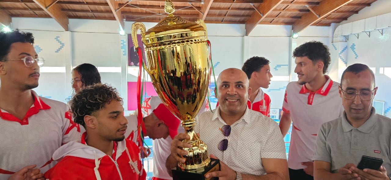 من عاصمة النخيل مراكش جمعية النادي الرياضي المكناسي للسباحة تتوج بالكاس الغالية وتعانق المجد من عاصمة النخيل مراكش جمعية النادي الرياضي المكناسي للسباحة تتوج بالكاس الغالية وتعانق المجد