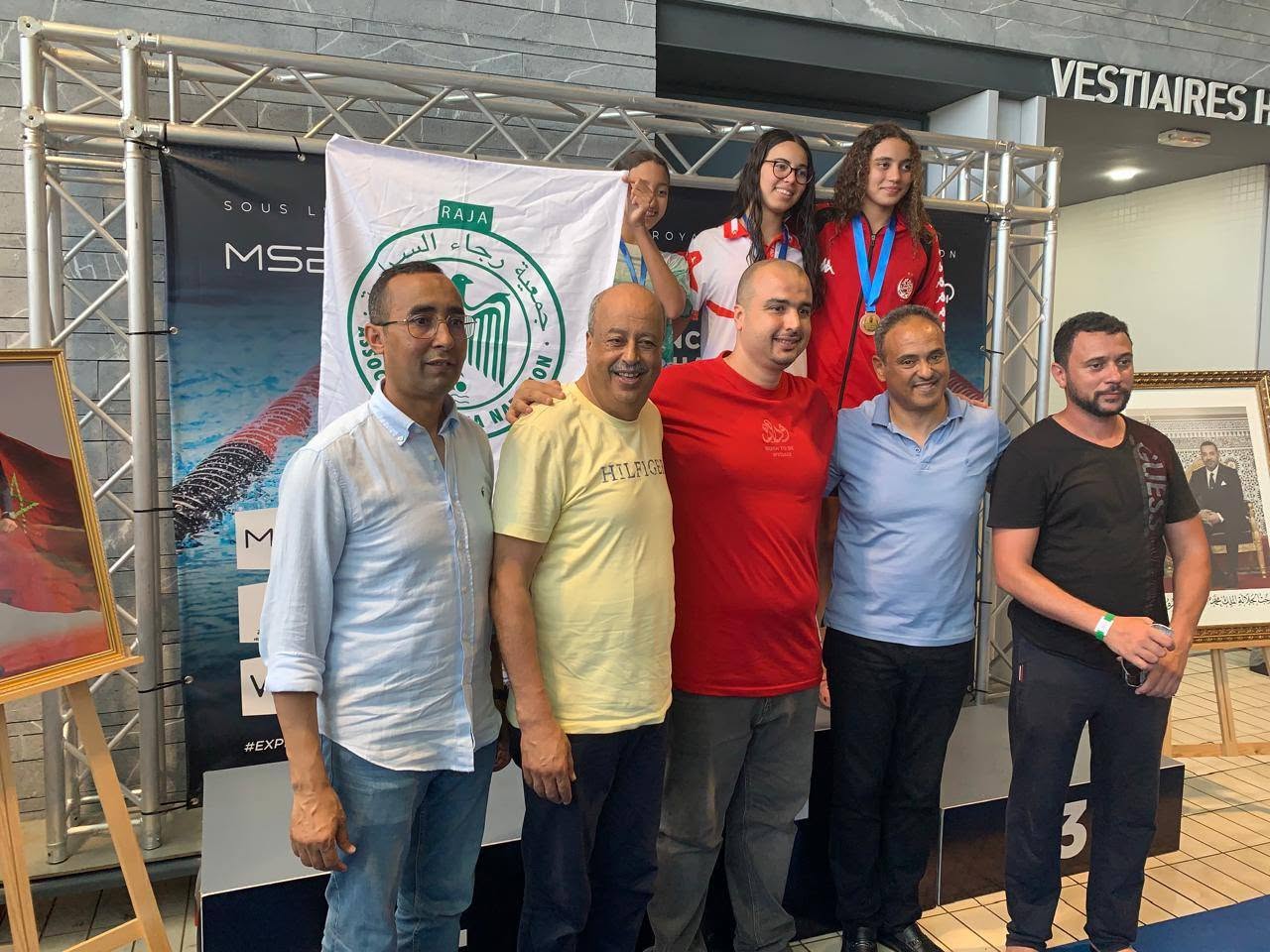 بعد التتويج بكأس العرش.. النادي المكناسي للسباحة يفوز بكأس ولي العهد الأمير مولاي الحسن بالرباط بعد التتويج بكأس العرش.. النادي المكناسي للسباحة يفوز بكأس ولي العهد الأمير مولاي الحسن بالرباط