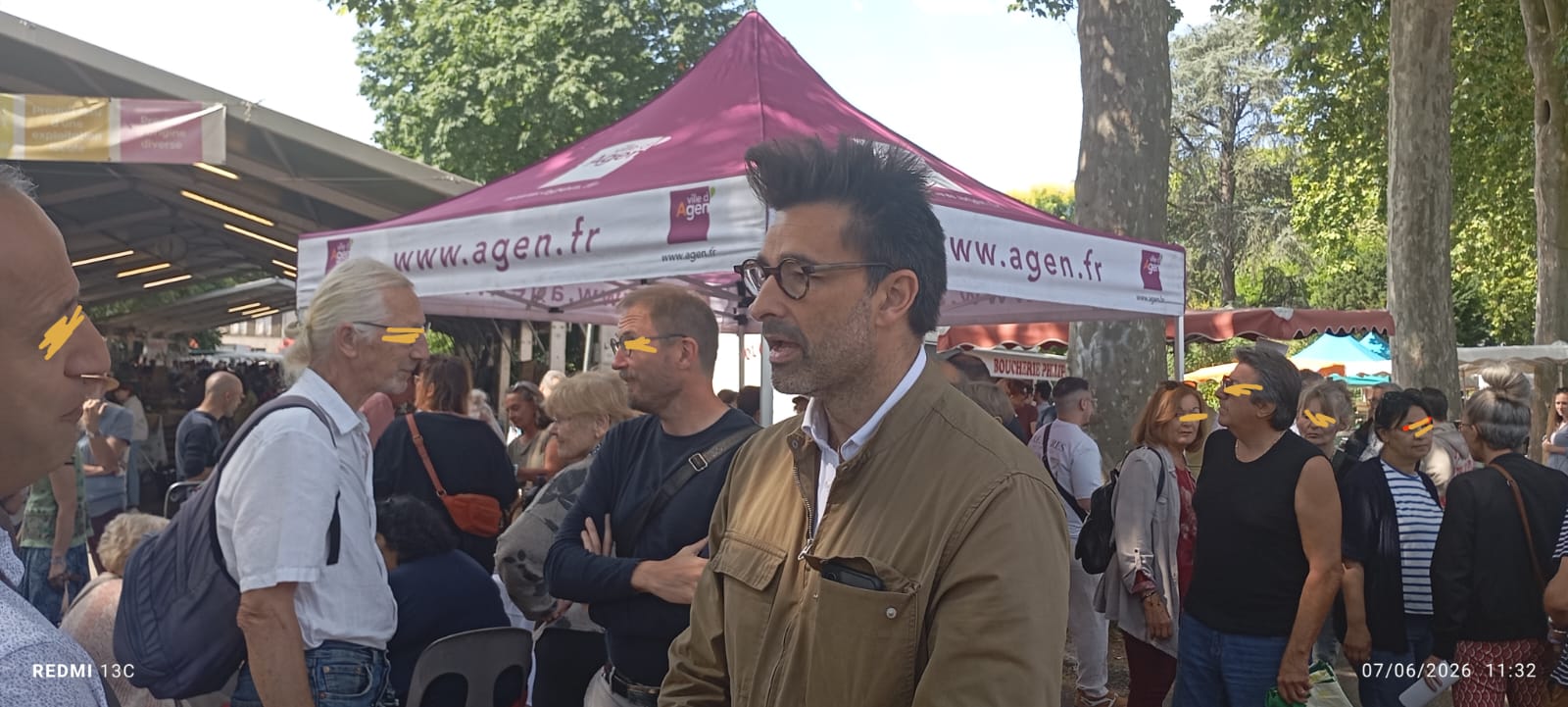 le maire d’Agen renforce sa politique de proximité au marché du Pin et confirme son engagement pour la revitalisation du quartier ainsi que l’étude d’un jumelage avec une ville marocainel le maire d’Agen renforce sa politique de proximité au marché du Pin et confirme son engagement pour la revitalisation du quartier ainsi que l’étude d’un jumelage avec une ville marocainel