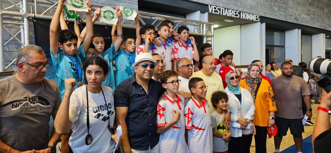 بعد التتويج بكأس العرش.. النادي المكناسي للسباحة يفوز بكأس ولي العهد الأمير مولاي الحسن بالرباط بعد التتويج بكأس العرش.. النادي المكناسي للسباحة يفوز بكأس ولي العهد الأمير مولاي الحسن بالرباط