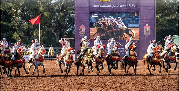 الرباط – انطلاق منافسات الدورة الـ 25 لجائزة الحسن الثاني لفنون الفروسية التقليدية “التبوريدة”