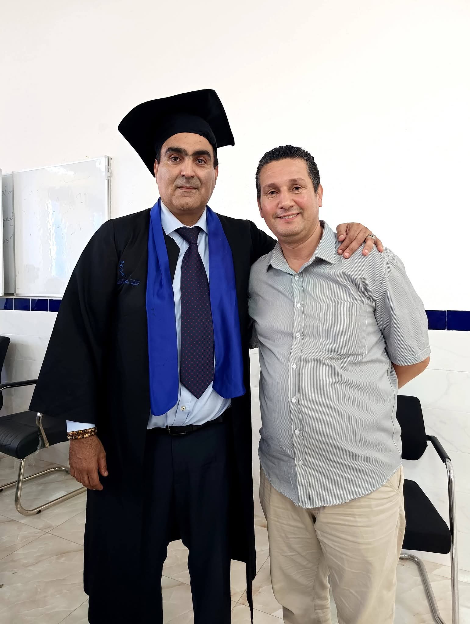 تهنئة بمناسبة نيل شهادة الماستر