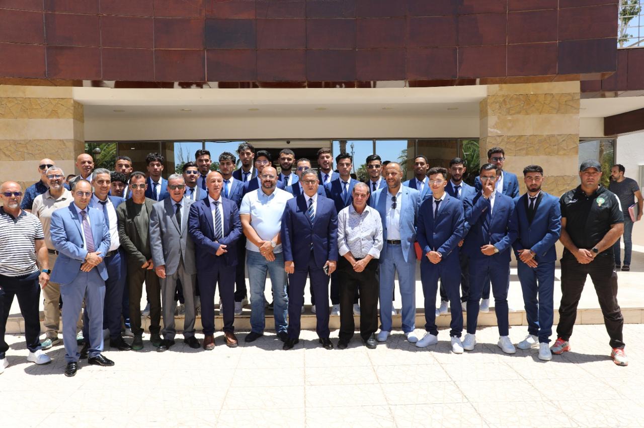عامل إقليم تازة يستقبل مكونات فريقي القدس الرياضي التازي والجمعية الرياضية التازية لكرة القدم عامل إقليم تازة يستقبل مكونات فريقي القدس الرياضي التازي والجمعية الرياضية التازية لكرة القدم