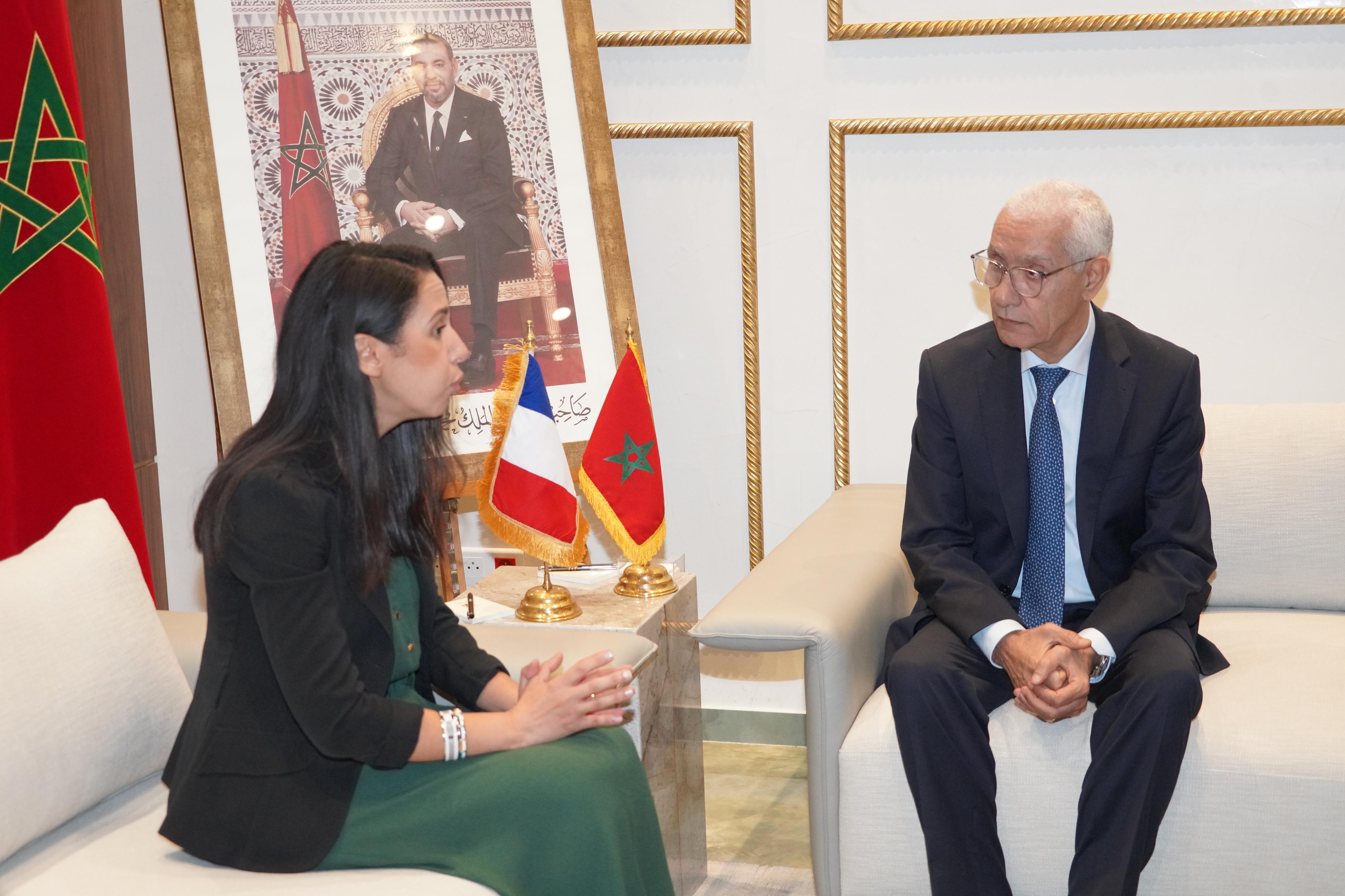 رئيس مجلس النواب يستقبل وزيرة شؤون ما وراء البحار وبرلمانيين فرنسيين رئيس مجلس النواب يستقبل وزيرة شؤون ما وراء البحار وبرلمانيين فرنسيين