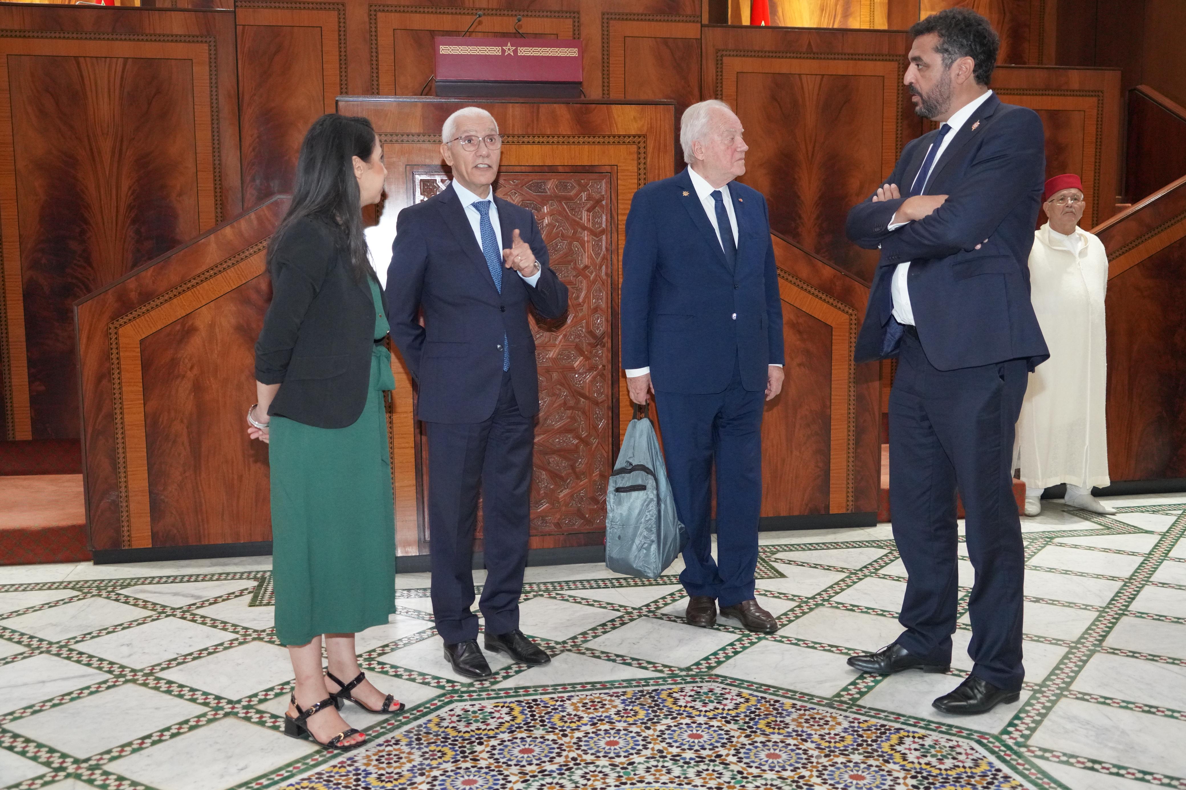 رئيس مجلس النواب يستقبل وزيرة شؤون ما وراء البحار وبرلمانيين فرنسيين رئيس مجلس النواب يستقبل وزيرة شؤون ما وراء البحار وبرلمانيين فرنسيين