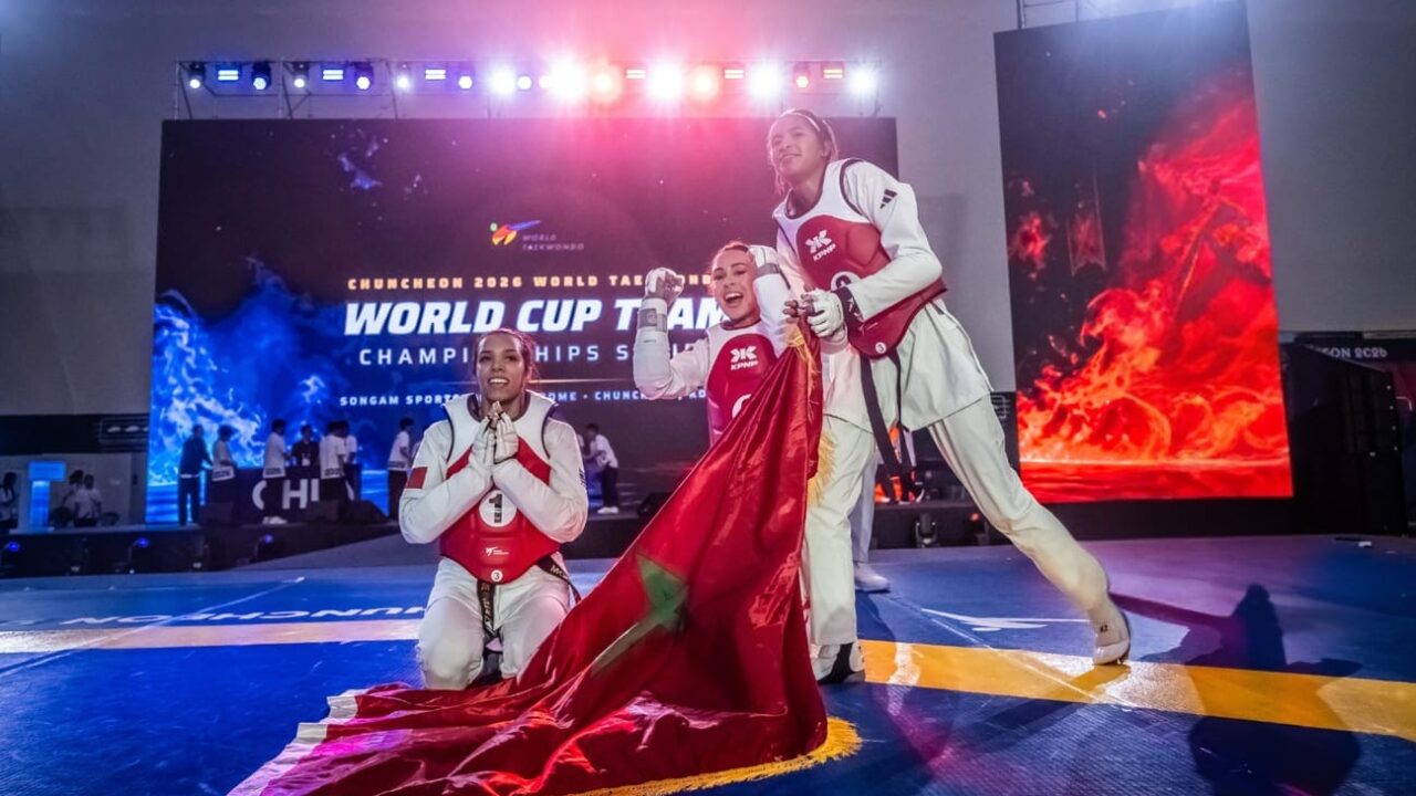 لأول مرة في التاريخ.. المنتخب المغربي النسوي يتوج بلقب بطولة العالم للتايكواندو للفرق